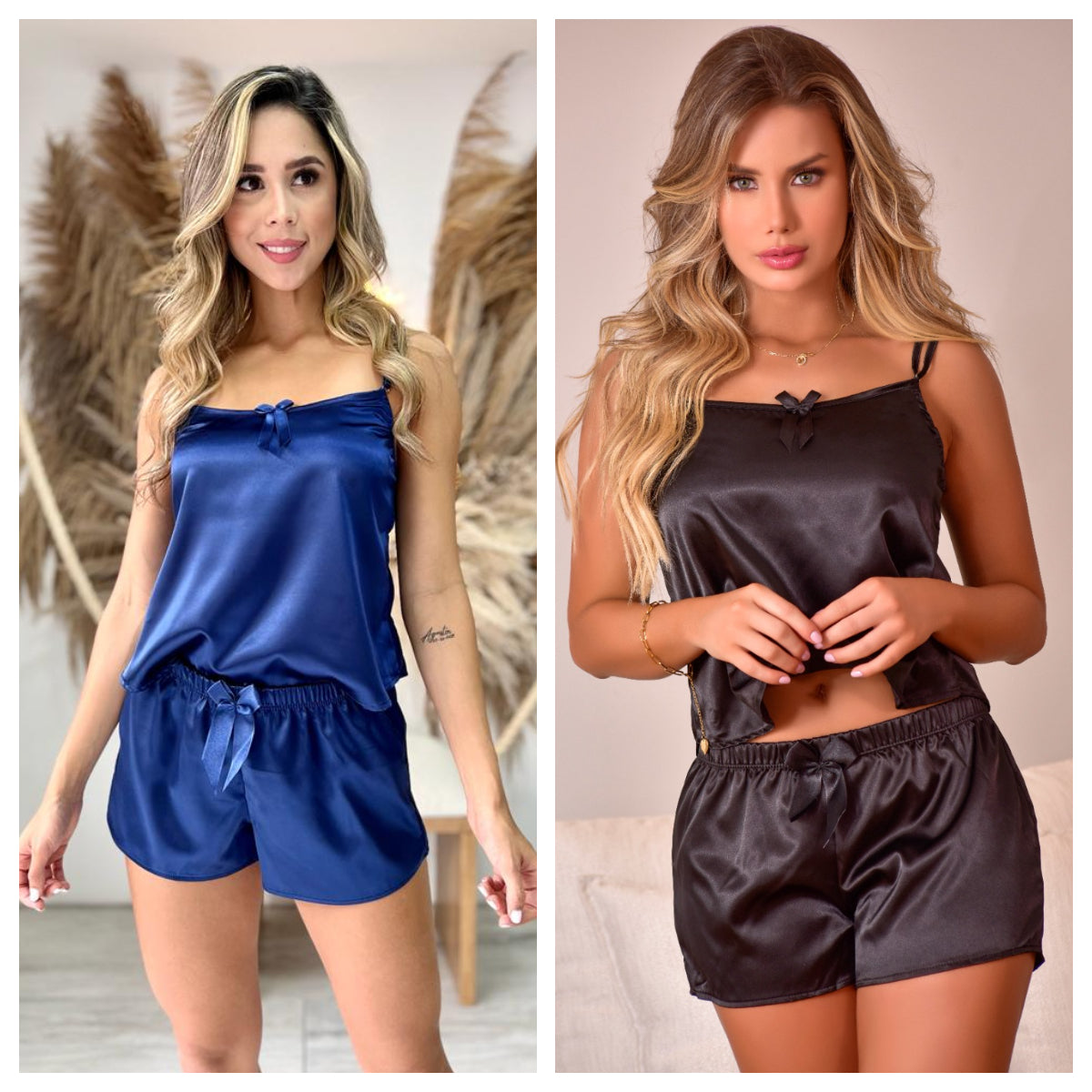 Pijamas en best sale satin precio