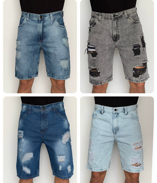 BERMUDAS JEAN X3