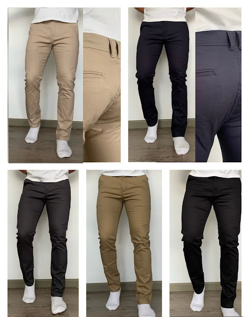 PANTALÓN DE DRILL PARA HOMBRE X3