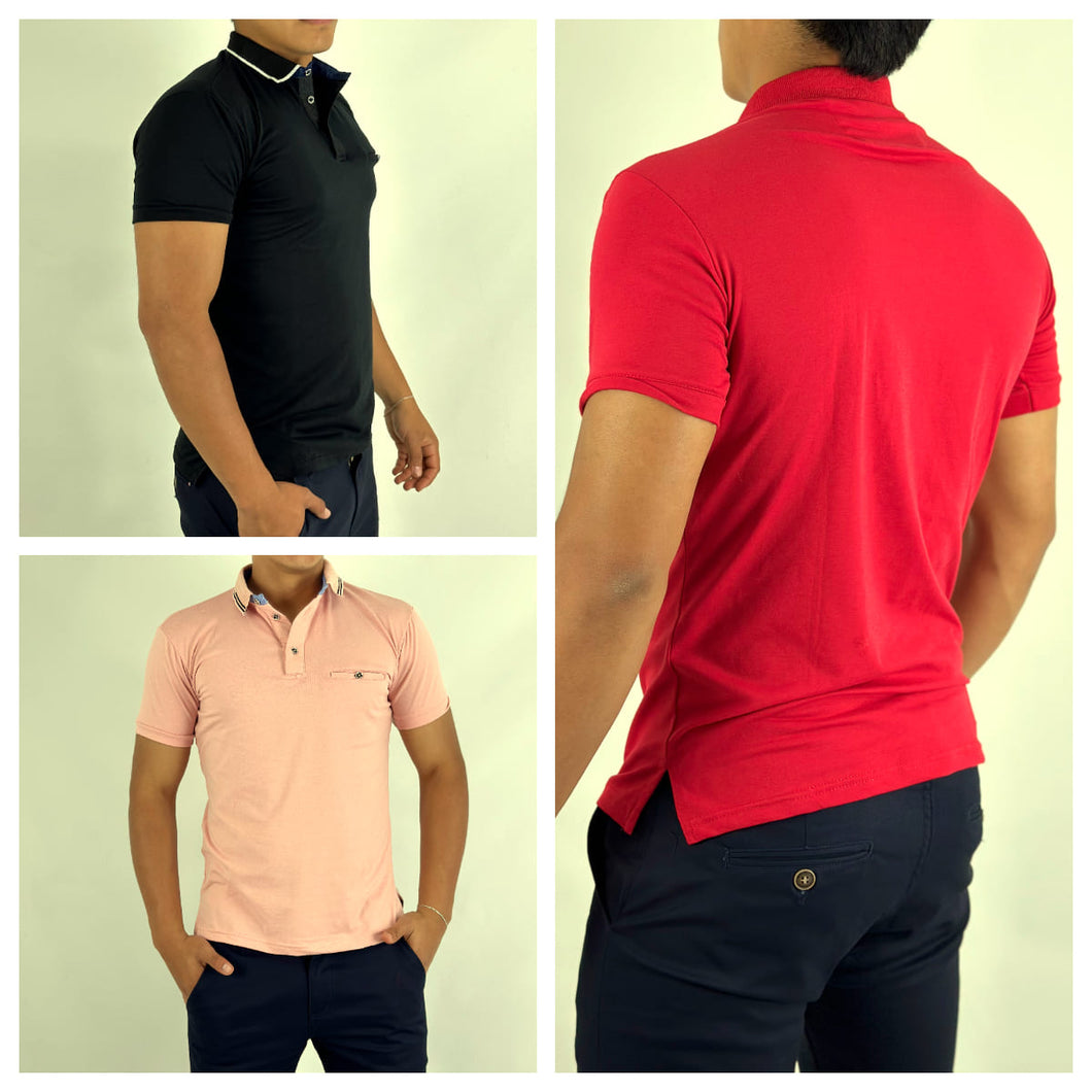 CAMISETA POLO X3