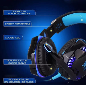 Audifono Diadema Gamer Kotion Each