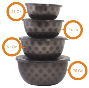 SET DE BOWLS EN ACERO INOXIDABLE APTOS PARA MICROONDAS