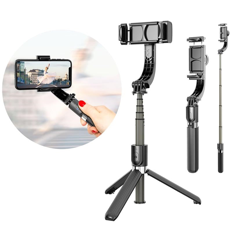 ESTABILIZADOR Y SELFIE STICK PARA CELULARES 360° GIMBAL L08